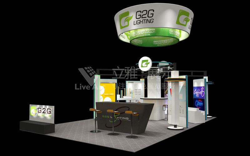 by G2G lighting出國展展臺自搭建案例